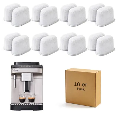 Produktbild von Kaffeemaschine Wasserfilter - Ersatzfilter für Kaffeevollautomaten - 16 Stück