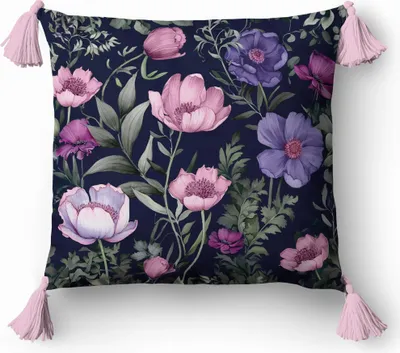 Image de Taie d'oreiller décorative 45x45 Floral