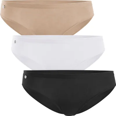 Produktbild von Celodoro Damen Basic Bikini Slip (3er Pack) Klassische Damen Unterhose - Classic Mix L