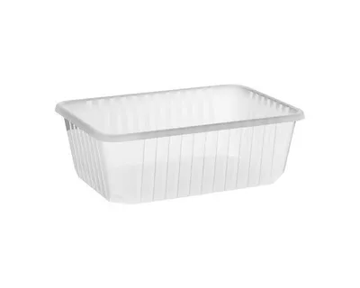 Produktbild von 50x Rechteckschalen klar 1000 ml (PP)