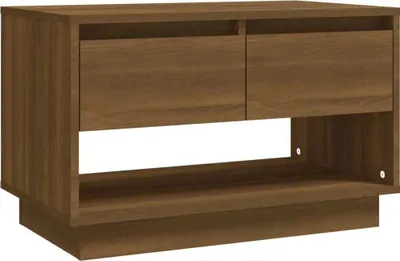 Zdjęcie produktu dla Szafka pod TV, brązowy dąb 70x41x44 cm materiał drewnopochodny