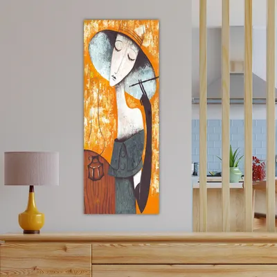 Produktbild von Wallity, DKY21398527_3080- TNS1939, Bunt, Leinwandbilder, 30 x 80 cm, 100% Leinwand
