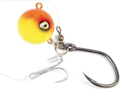 Produktbild von Fladen Deadbait Halibut Rig 500g Yellow/Red