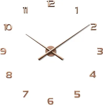 Obrázok produktu pre Nalepovacie hodiny LAVVU 3D STICKER Rose Numerals LCT1173