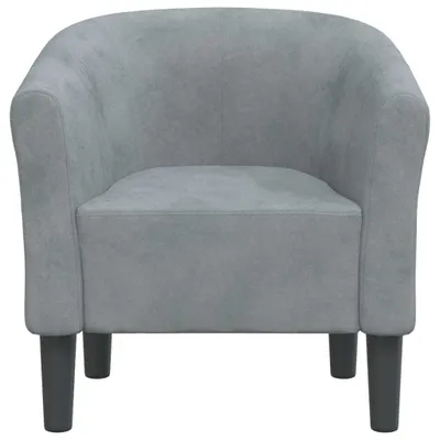 Produktbild von "im Sonderangebot"Einzelsessel moderne - CLORIS - Relaxsessel - Clubsessel, Dunkelgrau Samt - 70 x 56 x 68 cm - NeuMöbel4970605