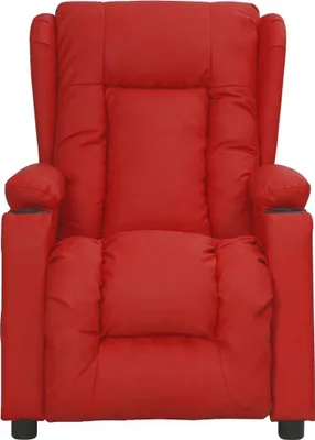 Immagine prodotto di vidaXL Poltrona relax in Pelle finta rosso vino