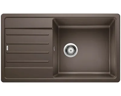 Produktbild von BLANCO LEGRA XL 6 S, SILGRANIT, cafe, ohne Ablauffernbedienung, reversibel, 600 mm Untermaß, Aufsatzwanne, Rechteckig, Silgranit, Braun, 1 Becken, Coffee