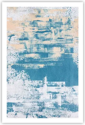 Produktbild von Poster - Poster ohne Rahmen - Blau Farben Hintergrund - 61x91,5 cm - Wand Bild - Wanddeko - Wandbilder - Kunstposter - Wandposter - Bilder - Kunstdruck - Wanddekoration - Wandbild - P2XPA61x91-5062