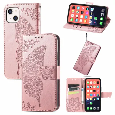Zdjęcie produktu dla Etui na telefon komórkowy Apple iPhone 13 Składane etui różowe