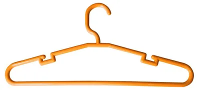 Imagen del producto de Perchas de Plástico Naranjas 42 cm Pack 25 COM-FORT HOUSE