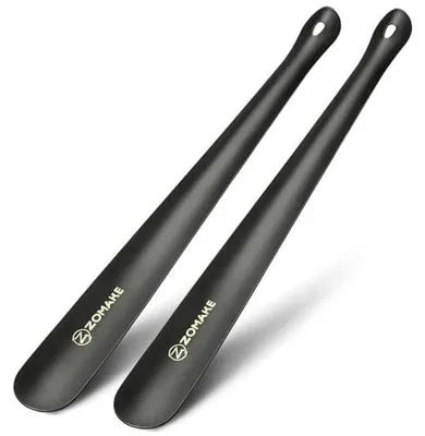 Zdjęcie produktu dla Łyżka do butów metalowa długa 42 cm zestaw 2 szt dla