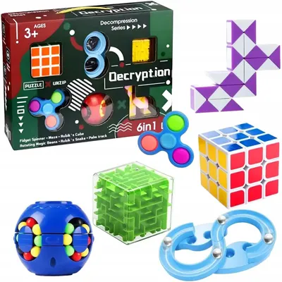 Obrázok produktu pre Kocky na skladanie puzzle – Trifox