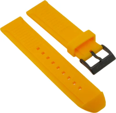 Produktbild von Nautica Herren Uhrenarmband 22mm Kunststoff gelb A11617G gleichlaufend