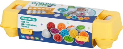 Obrázek produktu pro Vzdělávací Puzzle Třídič Zápas Tvary Čísla Vejce 12ks