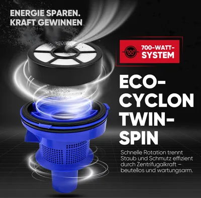 Zdjęcie produktu dla Clatronic BS 1308, 700 W, Bęben próżniowy, Suchy, Bez worka, Cykloniczna/filtrowana, 79 dB