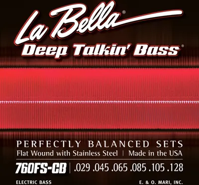 Produktbild von La Bella 760FS-CB Saiten für 6-saitigen E-Bass