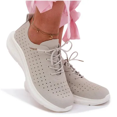 Produktbild von Damenturnschuhe aus Mesh Grau Heressa 40