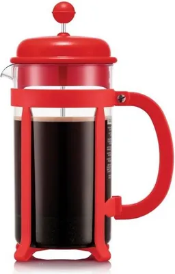 Obrázok produktu pre Kávovar, BODUM Java, 8 šálok, 1 l, červený, plastový rám a veko
