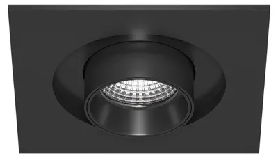 Immagine prodotto di Faretto LED da incasso MINI OXO SQ 6W 42º con tecnologia CCT Switch 2700K/3200K/4000K, finitura Nero Opaco - Beneito & Faure