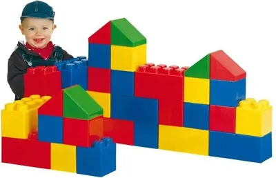 Image de Blocs de construction XXL multicolores 36 pièces