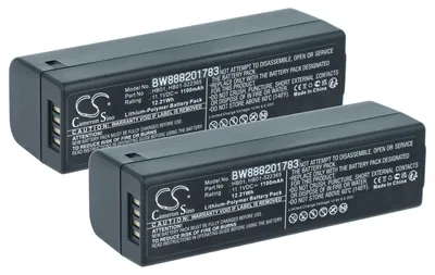 Produktbild von vhbw 2x Akku Ersatz für DJI HB01, HB01-522365 für Kamera (1100 mAh, 11,1 V, Li-Polymer)