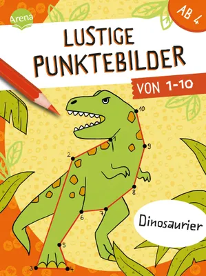 Produktbild von Lustige Punktebilder von 1-10. Dinosaurier