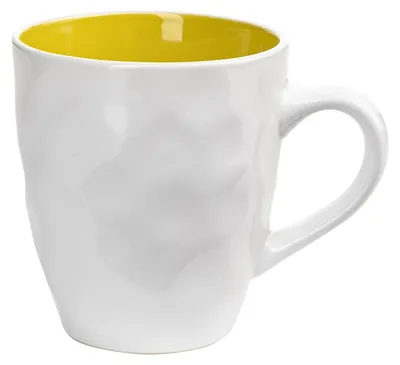 Produktbild von Arancini Becher aus Keramik, Gelb, 400 ml, spülmaschinen- und mikrowellengeeignet