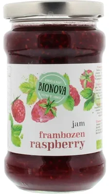 Productafbeelding van Bionova Frambozenjam  (340 gr)