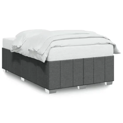 Produktbild von Bettgestell ohne Matratze Dunkelgrau 120x200 cm Stoff