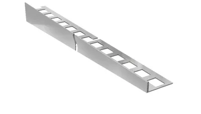 Obrázek produktu pro KP4 spádová lišta ACARA, orientace pravá, nerez V2A kartáč, 10 mm, 1 m