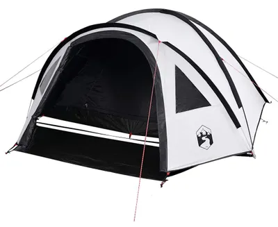 Productafbeelding van vidaXL Koepeltent voor 4 personen, wit, donker, waterdicht