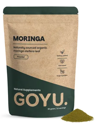 Productafbeelding van Goyu Moringa Poeder Biologisch (60 gram)
