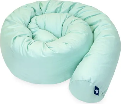 Produktbild von Julius Zöllner uni aqua mint Bettschlange 180