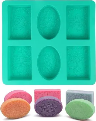 Produktbild von Silikon-Formen für Seifen, Muffins und Cupcakes, 6-teilig