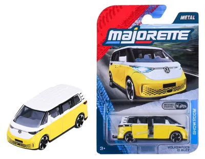 Produktbild von Majorette 8502000000Q01 - Premium Cars VW ID Buzz, gelb/weiß - Neu