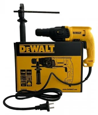 Produktbild von DeWALT D25033, SDS Plus, 5 cm, 13,6 m/s², 2,5 m/s², 12,5 m/s², 1,5 m/s²