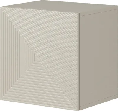 Zdjęcie produktu dla Szafka wisząca Asha 40 cm z funkcją push-to-open i regulowanymi półkami | Kolor: kaszmir | Wymiary: 40 x 40 x 32 cm