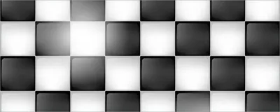 Produktbild von Wallario Poster - Schachbrett Muster, Kunstdruck Größe: 50 x 125 cm