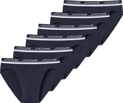 Produktbild von SCHIESSER Herren Rioslip 6-Pack Uncover by SCHIESSER - dunkelblau - Größe M