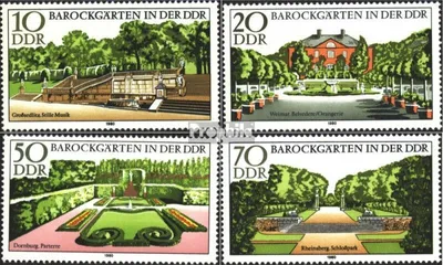 Produktbild von Briefmarken DDR 1980 Mi 2486-2489 (kompl.Ausgabe) postfrisch Barockgärten