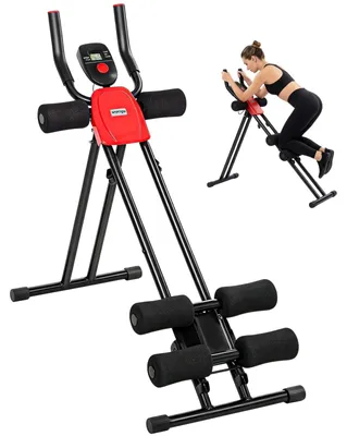 Produktbild von Bauchtrainer Klappbarer Bauchmuskeltrainer mit LCD Anzeige Doppel, für Heimfitness