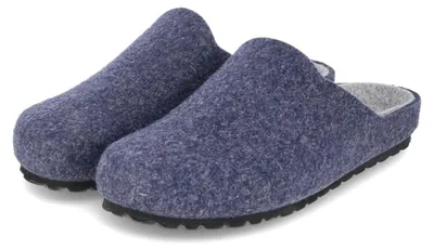 Produktbild von Beliano Herren Pantoffeln Blau Filz Größe: 45
