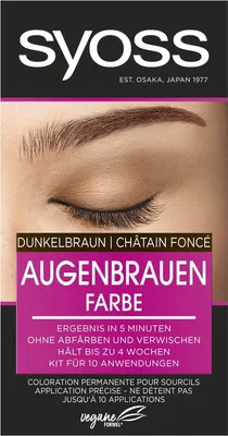 Produktbild von SYOSS Augenbrauen-Kit 4-1 Dunkelbraun 17ml
