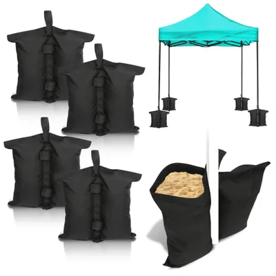 Produktbild von EINFEBEN 4X Pavillon Sandsäcke Pavillons & Partyzelte campingausrüstung Fuer Zelt Standfuss Gewichte Pavillonstandfuesse Beschwerung sonstiges zeltzubehör campingausrüstung
