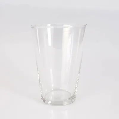 Produktbild von INNA-Glas Konische Tischvase Jenny aus Glas, klar, 19,5cm, Ø 14cm - Blumenvase - Standvase