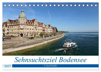 Produktbild von Sehnsuchtsziel Bodensee (Tischkalender 2027 DIN A5 quer), CALVENDO Monatskalender