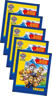 Produktbild von Paw Patrol Sticker Serie 11 - Die besten Abenteuer aller Zeiten Sammelsticker - 5 Tüten
