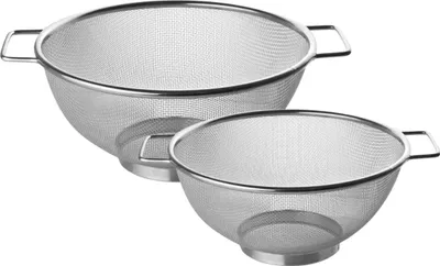 Image de Set de 2 passoires inox 20 cm et 26 cm Fackelmann
