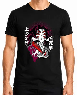Obrázok produktu pre Šesťoký démon Samuraj Anime Katana Manga Gloomy Gift Pánske tričko, čierne, XL