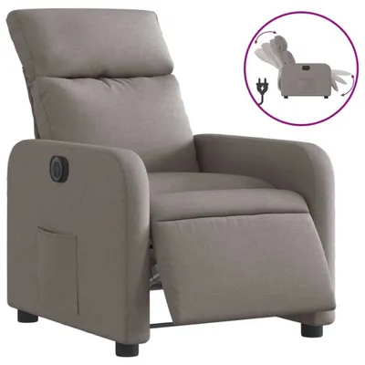 Produktbild von vidaXL Relaxsessel Elektrisch Taupe Stoff